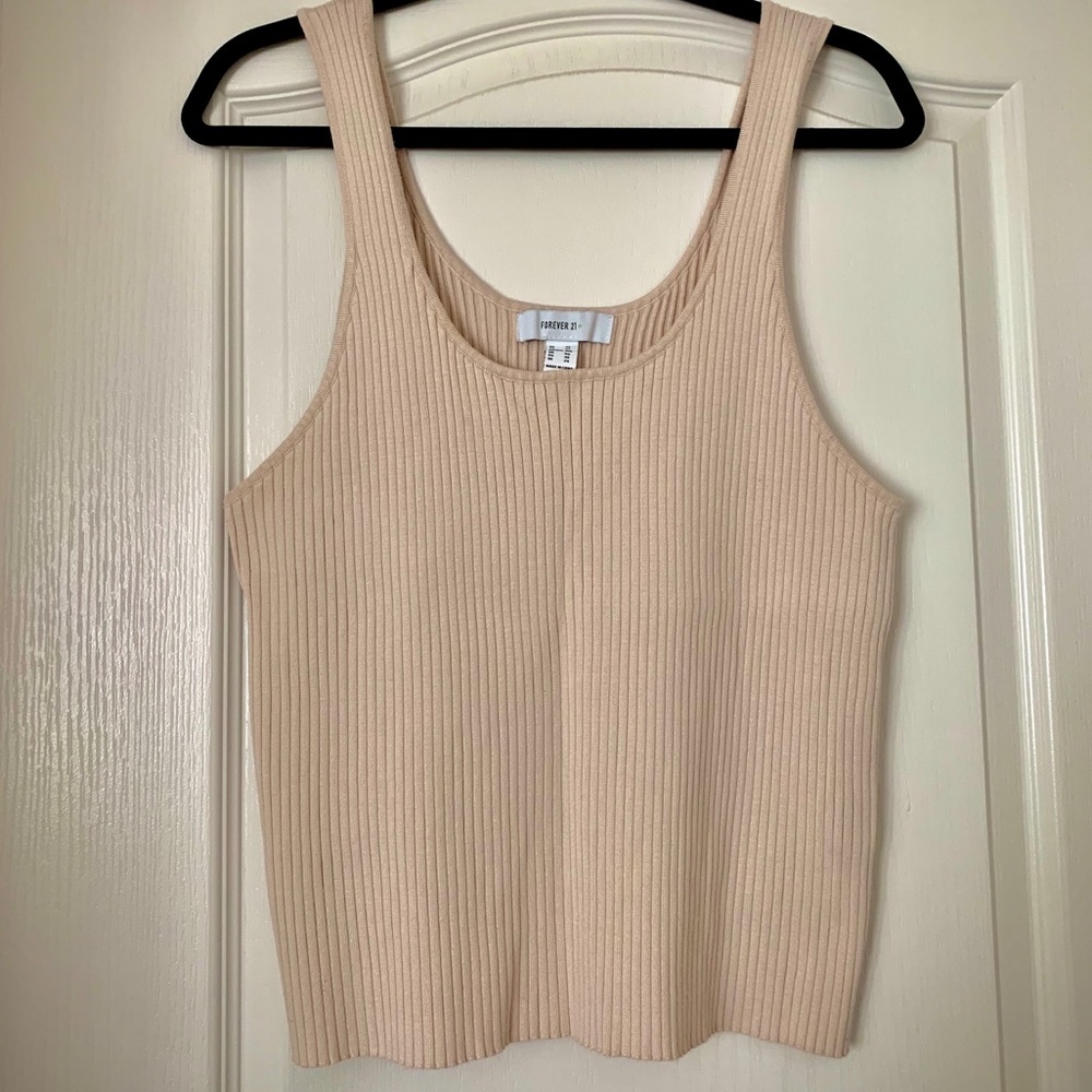 Forever 21+ Tan/Cream Tank Top!!